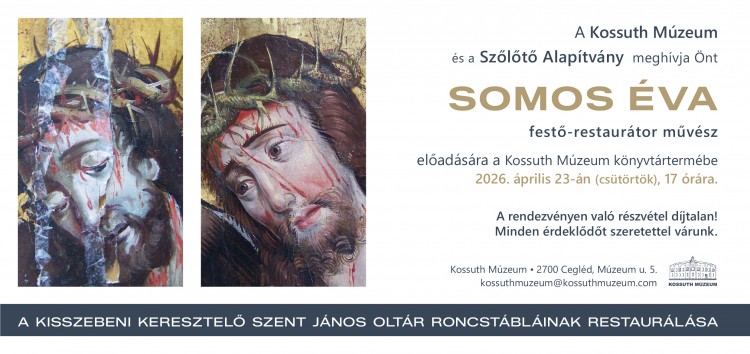 SOMOS ÉVA festő-restaurátor művész előadása