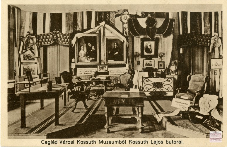 Képeslap a városi Kossuth-múzeumból